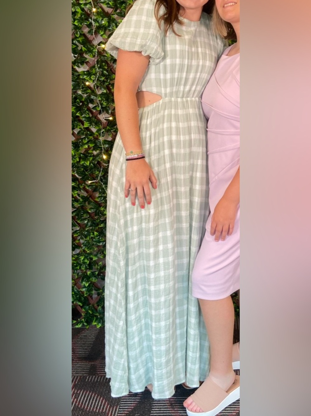 Show Me Your Mumu Sage Green Plaid Sundress